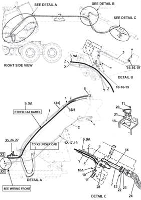 Crane beam, mounting 9992784