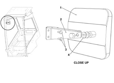 Interior mirror, assembly 9992828