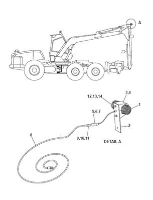 Road lighting kit, mounting 9992873