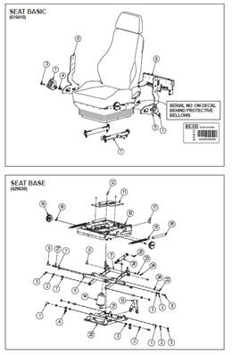 Seat 7000 BASIC, assembly 99929137