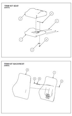 Seat 7000 BASIC, assembly 99929144
