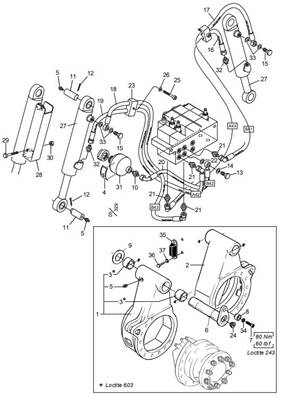Feed roller arms LM006806
