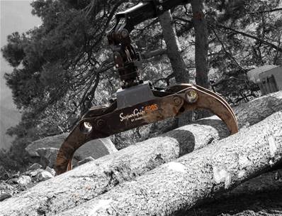 Grapple HULTDINS SuperGrip I 520S with rotator INDEXATOR G171 Y HD