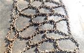 Used pair of chains 18.4-34 double diamonts 10mm