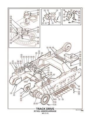 Track Drive, R7163L Undercarriage 4012395S2