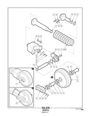Idler, Berco, Intertractor 4120421