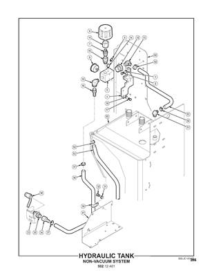 Hydraulic Tank Non-Vacuum System 50212401