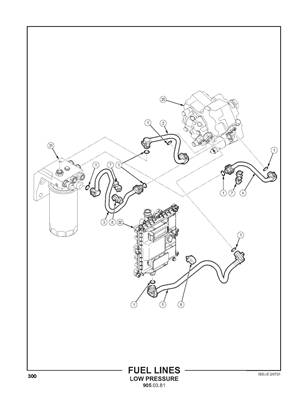 Fuel Lines, Low Pressure 9050381