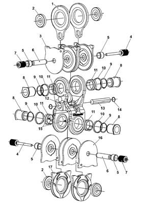 MPB2-2 rotator clevis, assembly 7020738