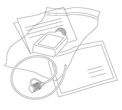 Oil analysis kit, assembly 9901878