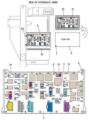 Hydraulic reservoir harness, assembly 9991038