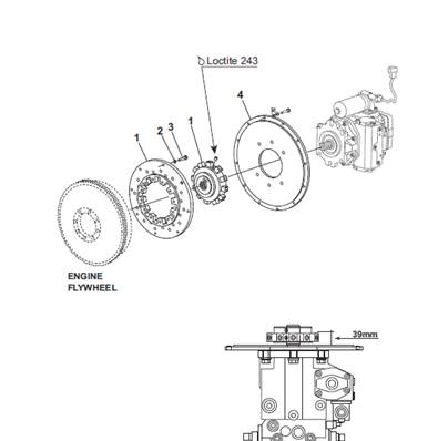 Transmission pump, assembly 9991294