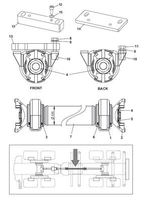 Universal joint, assembly 9991311