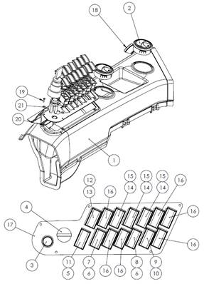 Assembly, switch panel 9991390