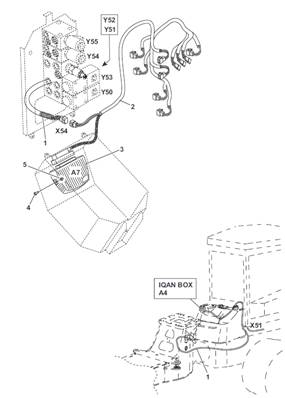 Harness of hydraulic cradles, assembly 9991657