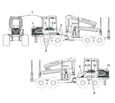 Stickers, assembly 9991659