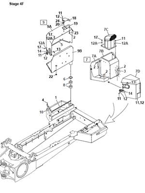 Fender boxes, assembly 9991663