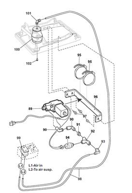 Seat 7000, assembly 9991928