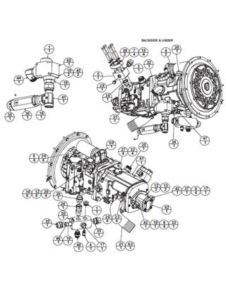 Transmission pump bracket, assembly 9991958S2