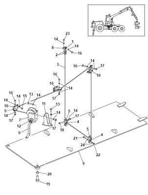 Bottom shields, mounting 9992174
