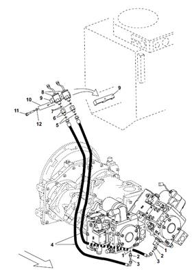 Transmission, high pressure sensors 9992282