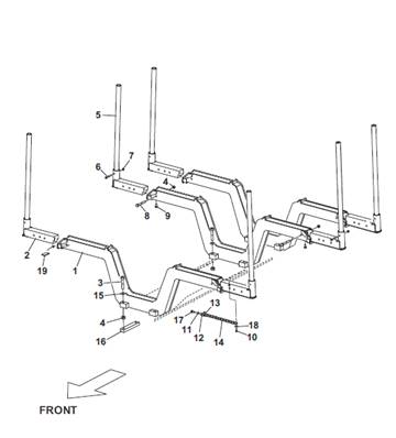 Cradles, mounting 9992433