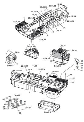Front frame, assembly 9992499S2