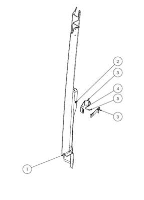 7000 seat, armrests 9992607