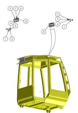 7000 seat, armrests 9992619