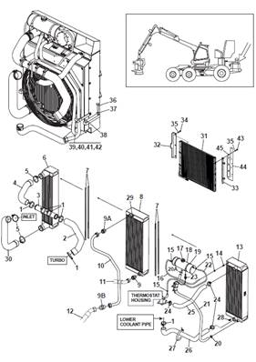 Water cooling, mounting 9992907S2
