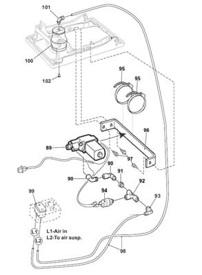 Seat 7000, assembly 99929101