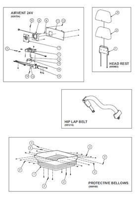 Seat 7000 MEDIUM, assembly 99929148
