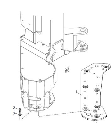 Fixed bottom plate LM034617