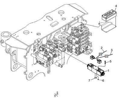 Electrical system, rotator control LM035231