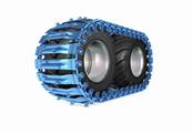 Pair of tracks bluetrack perfekt 26mm 0x0 for 750/55 Pewag 795250X0