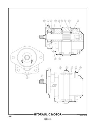 Hydraulic Motor, Rotator 5050491