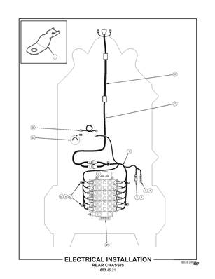 Electrical Installation, Rear Chassis 6034521