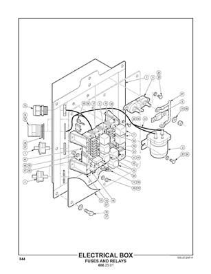 Electrical Box, Fuses and Relays 6062301