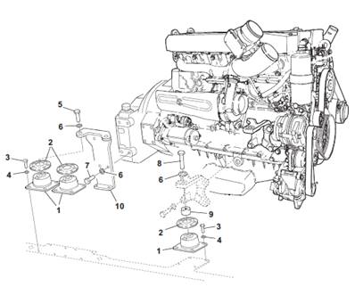 Engine mount, mounting 9901334
