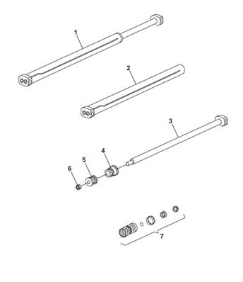 Ranchet cylinder, assembly 9901626