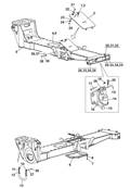 Rear frame, assembly 9902981S2
