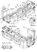 Rear frame 9990005S2