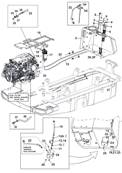 Fuel tank, mounting 9991274S2