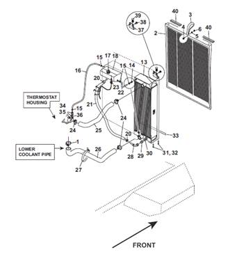 Water cooling, assembly 9991279