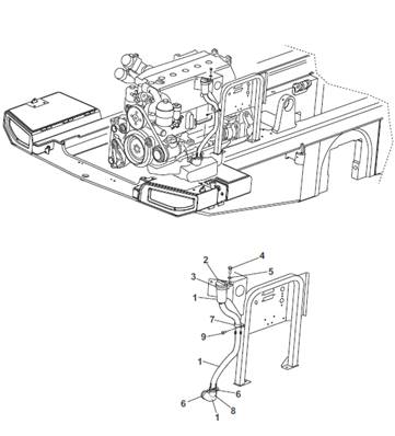 Engine oil filler neck, assembly 9991586