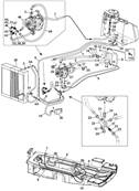 Transmission, hydraulic lines 9991961S2
