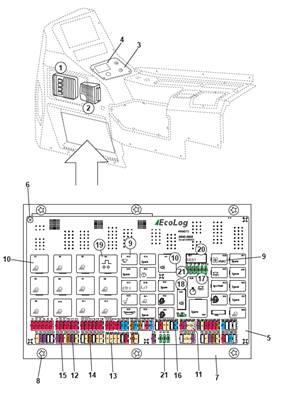 Fuse panel, assembly 9992288
