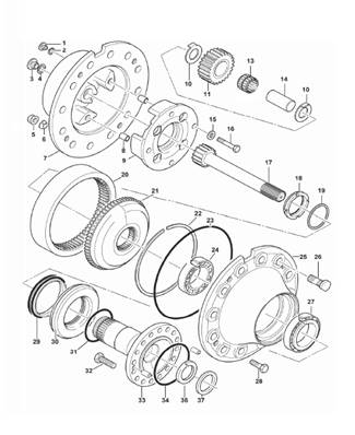 Bogie, reducer 9992355S2