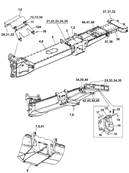 Rear frame, assembly 9992507S2