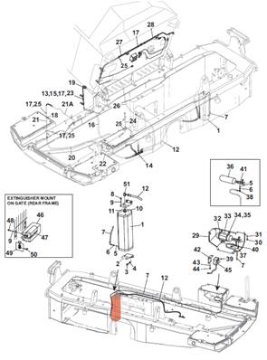 Fire-fighting system, assembly 9992643S2
